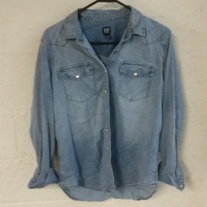 GAP Maternity Denim Shirt - M